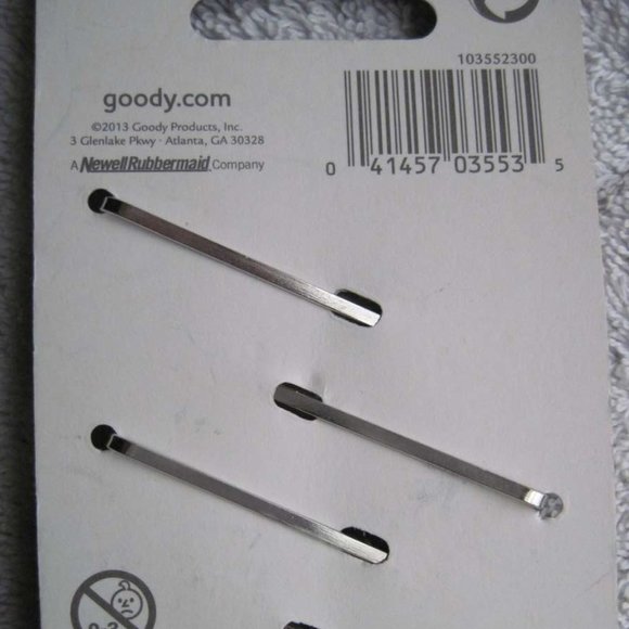 4 Goody Fashionow Luxe Shiny White Pearl Beaded Bobby Slide Hair Pins Ball Tips - Picture 6 of 6